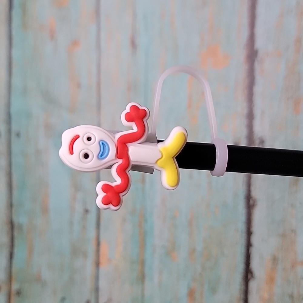 Forky Toy Story Straw Topper - Picture 1 of 5